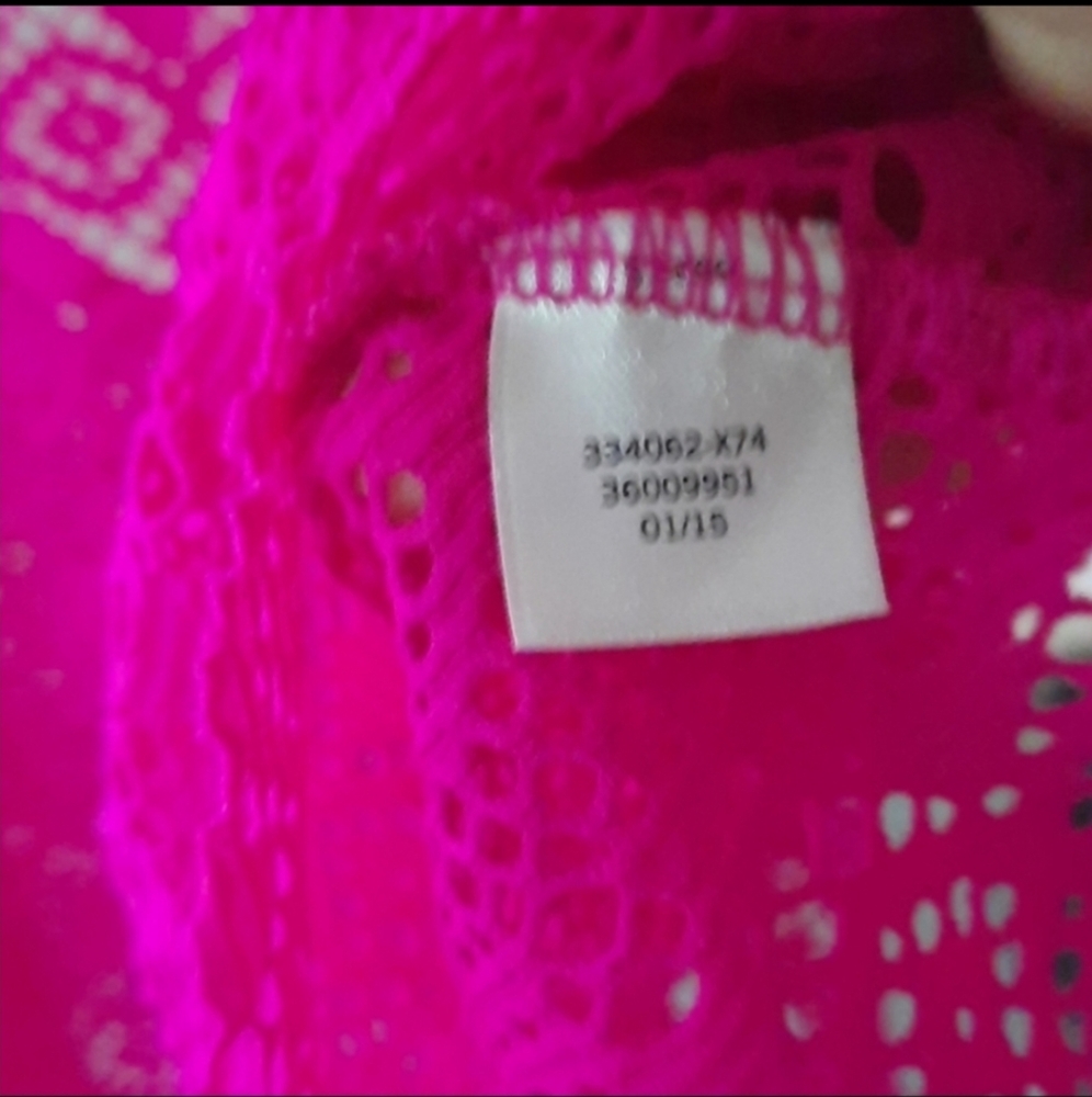 **Like new** PINK bikini top cover-up - Picture 3 of 4
